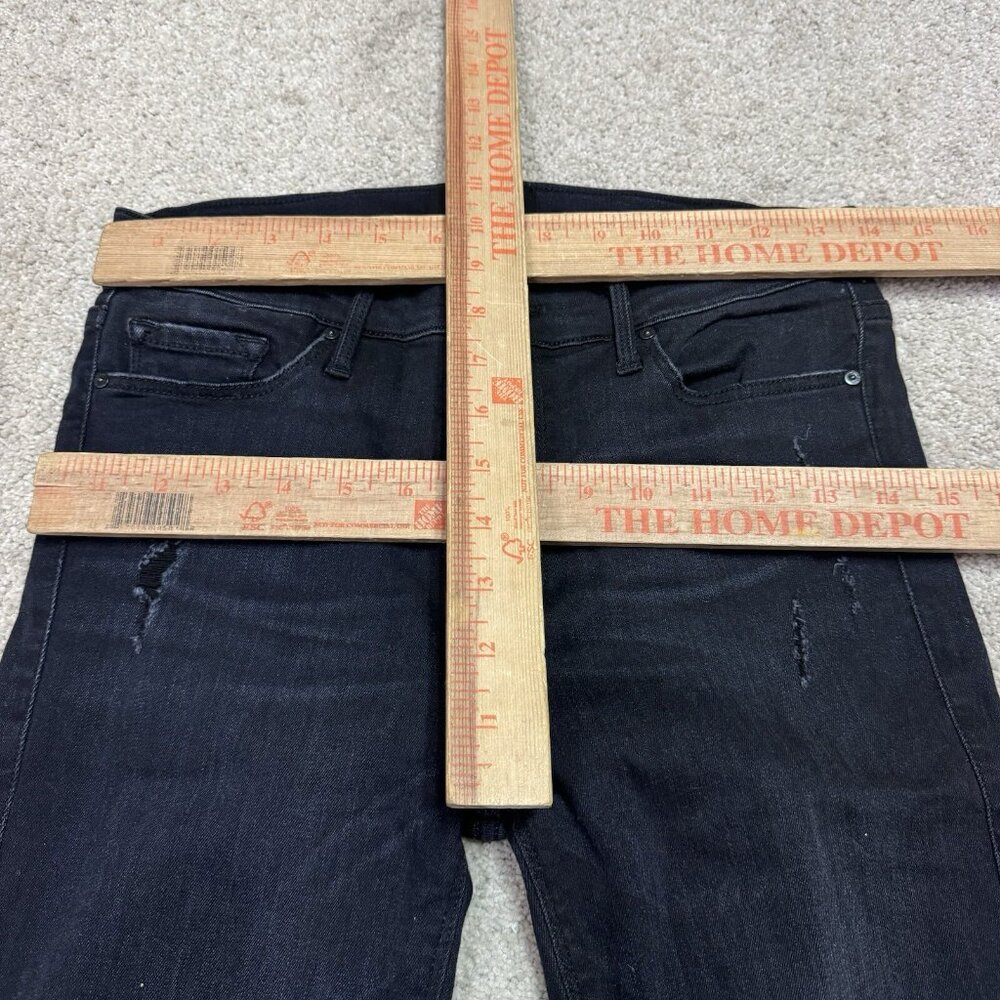 Black Orchid Jeans Women’s Black Distressed Skinny Pockets Size 28 - Picture 2 of 12